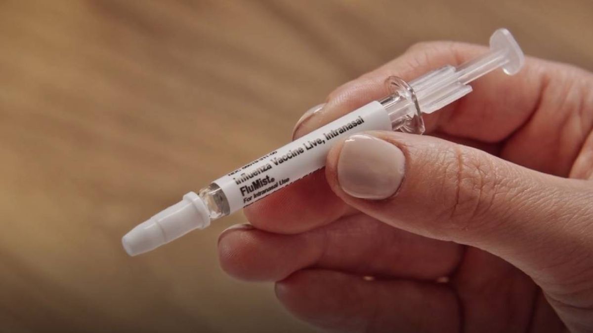 needle-free flu vaccine: Photo: flumist