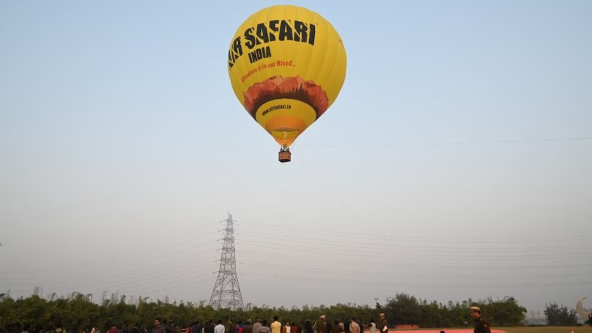Hot Air Balloon (Photo: X/@LtGovDelhi)