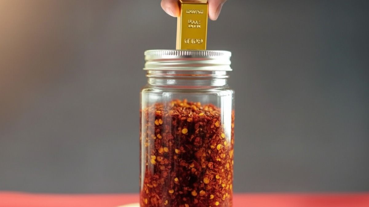 Man Hides Gold Bars in Chili Sauce Jar