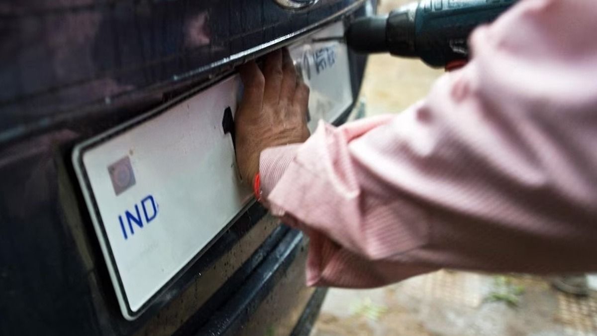 नंबर प्लेट की सांकेतिक तस्वीर (Pic- Getty Image)