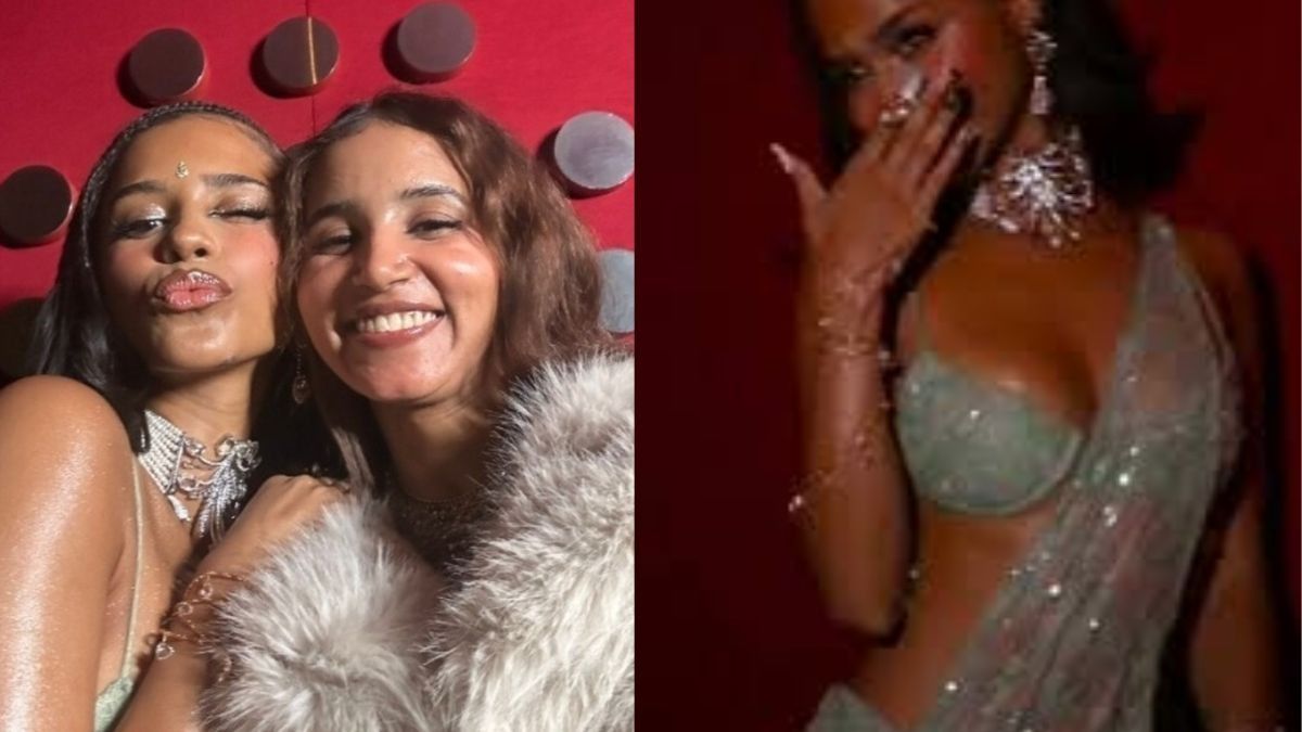 टायला के लिए नैन्सी ने बनाई साड़ी