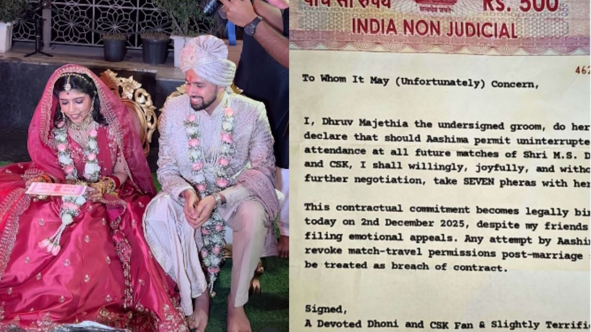 MS धोनी के फैन का वायरल वीडियो