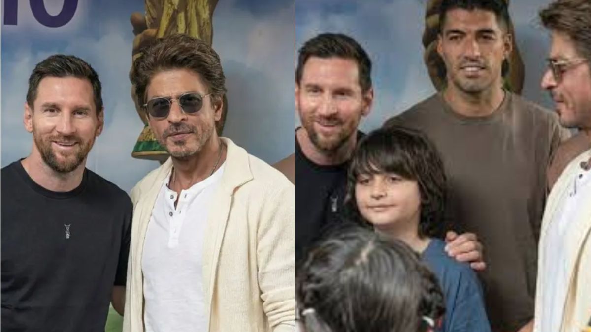 मेस्सी से मिले शाहरुख