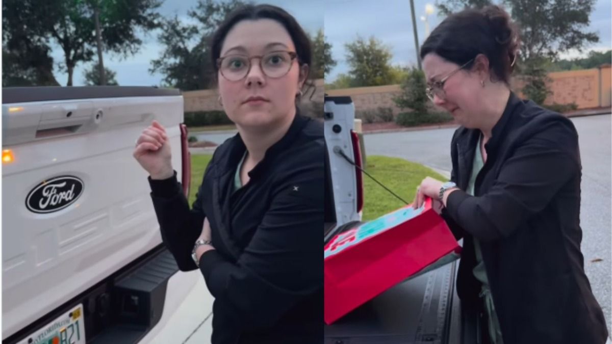 क्रिसमस से पहले पति ने दिया अनोखा गिफ्ट