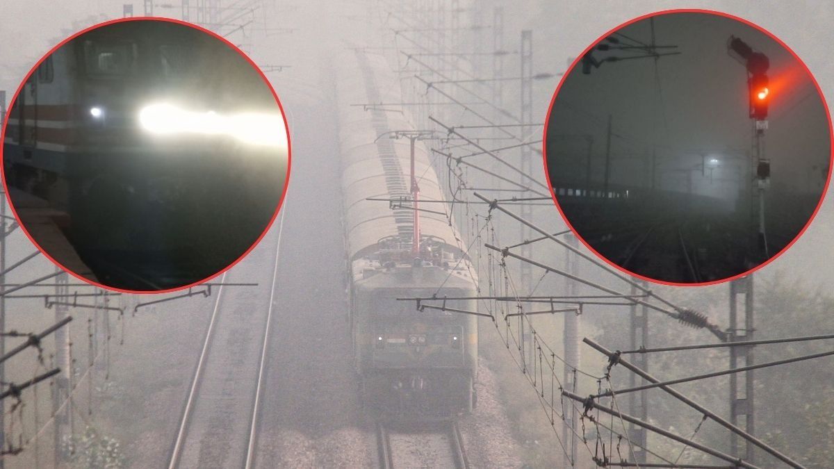Fog Affects Rail Traffic