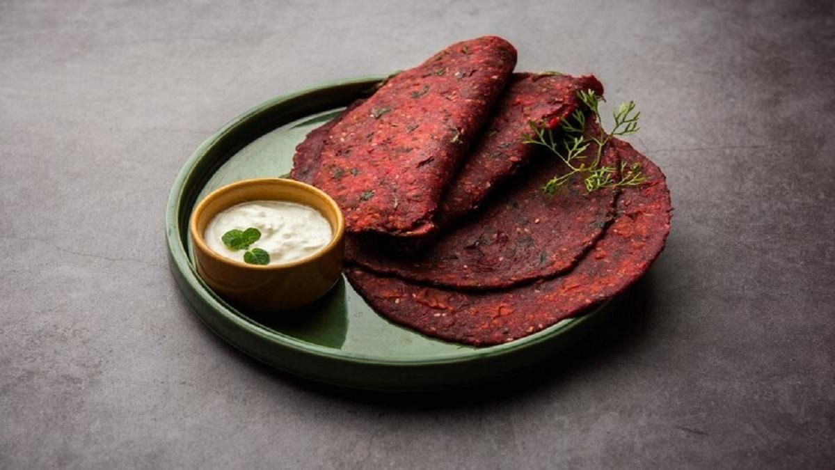 beetroot chilla