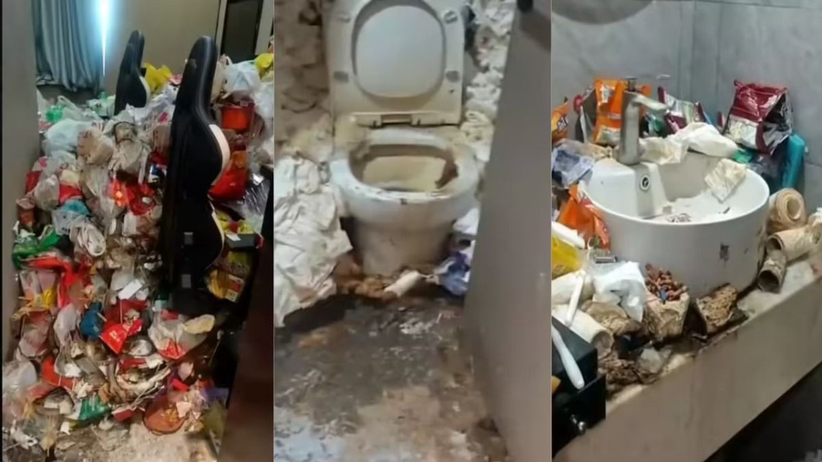 होटल को बनाया कबाड़खाना