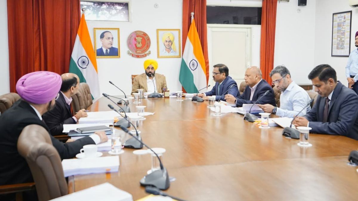 Punjab CM Bhagwant Mann Meeting