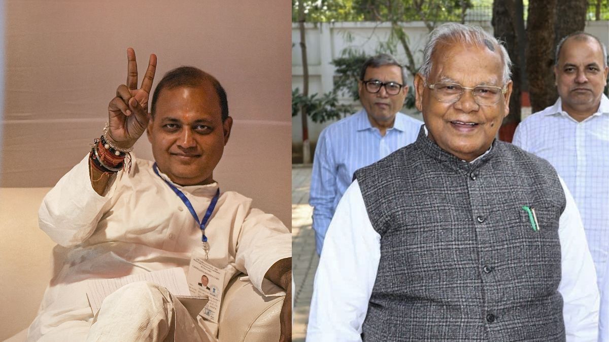 Somnath Bharti and Jitan Ram Manjhi