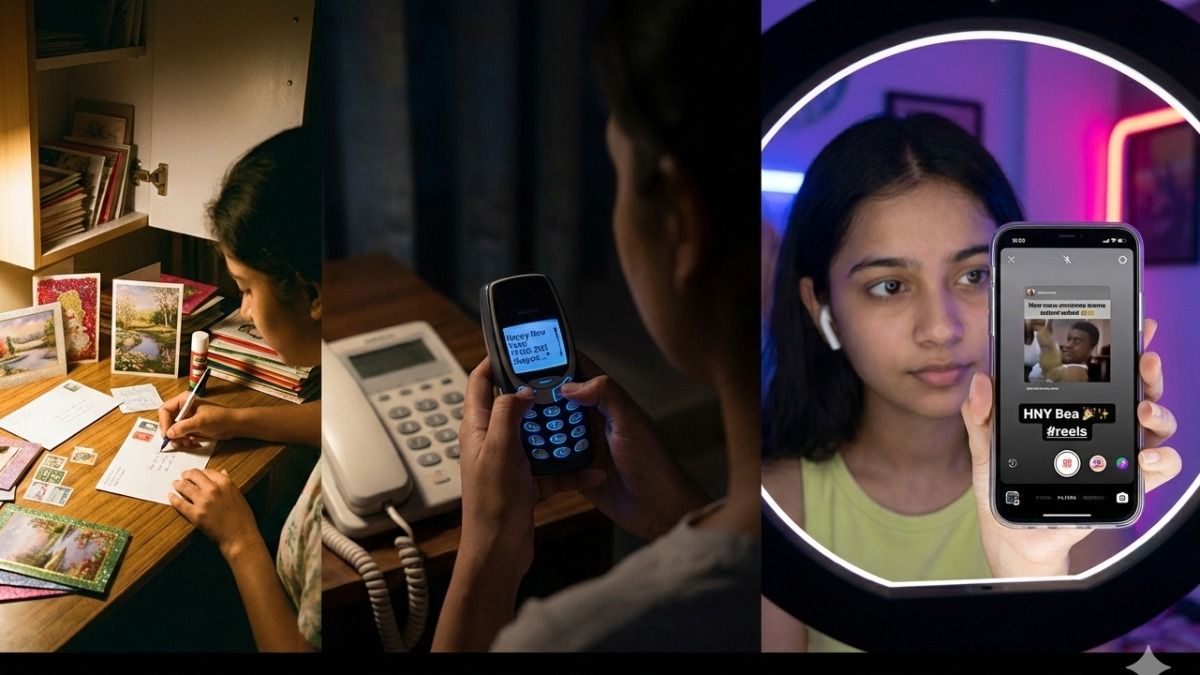 90 और 2000 के दशक और आज कैसे दी जाती है नए साल की बधाई