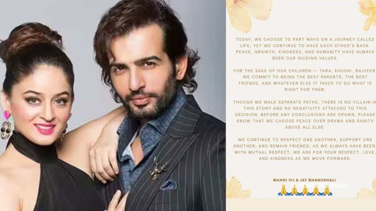 Mahhi Vij and Jay Bhanushali Confirm Divorce
