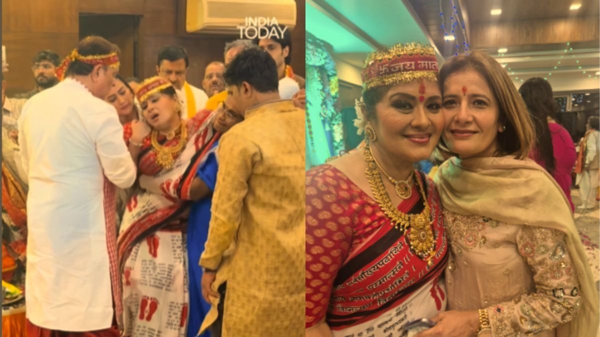 माता की चौकी में भावुक हुईं सुधा चंद्रन(Photo: Instagram)