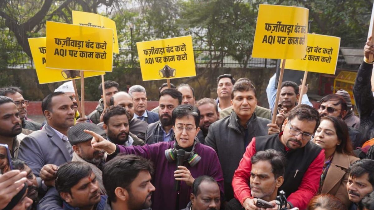Aam Aadmi Party protests