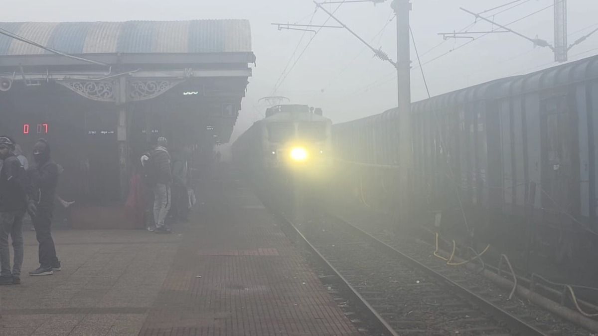 Railway Trains Running Late Due To Fog