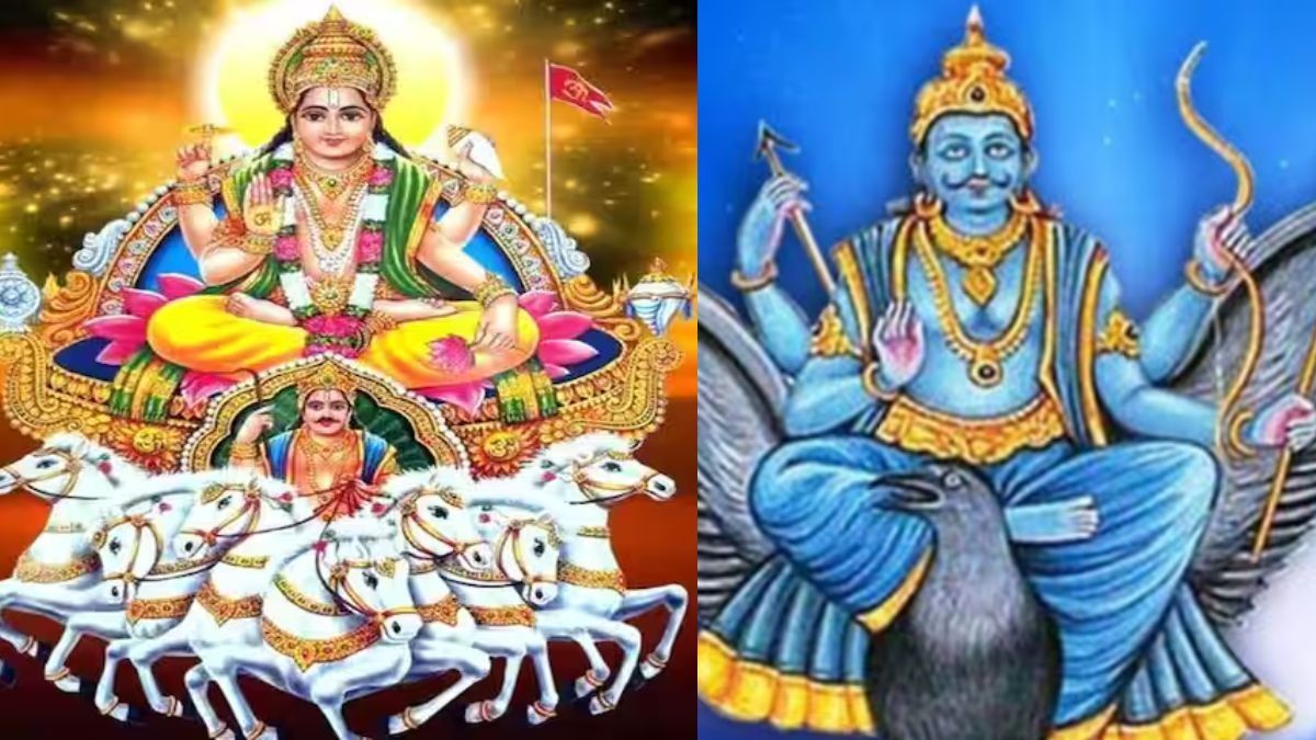 Surya Dev and Shani Dev