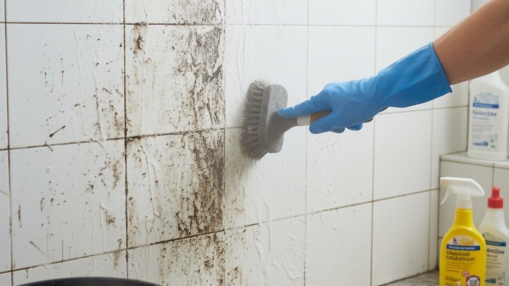 How to Clean bathroom Tile