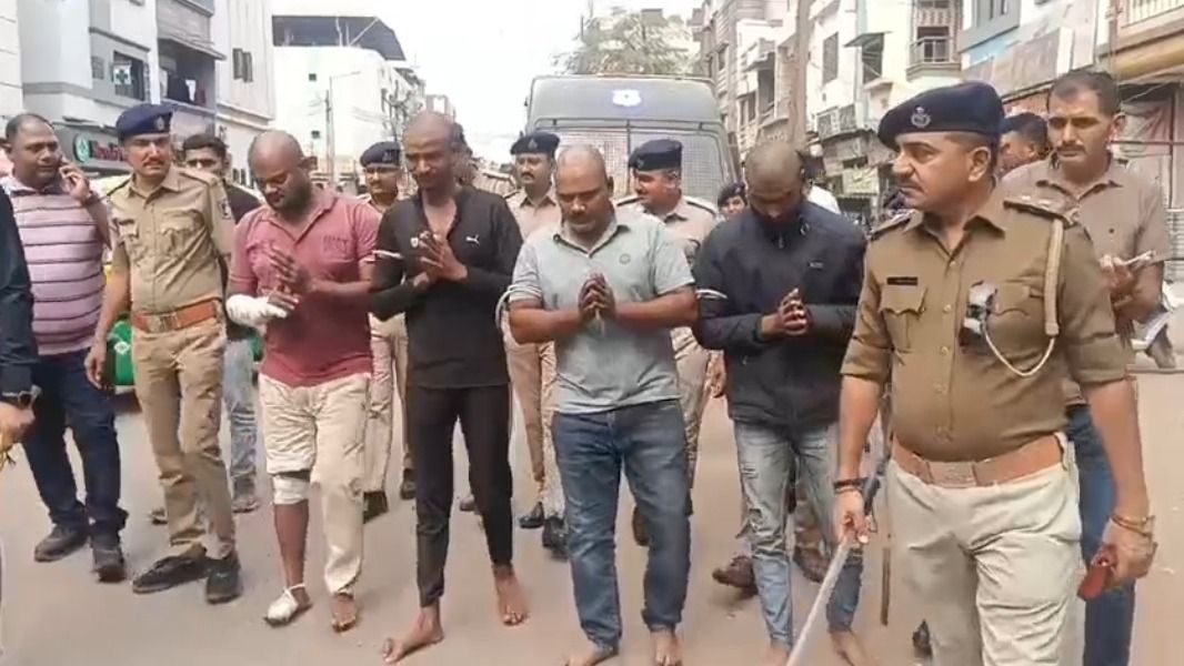 गिरफ्तार किए गए आरोपी