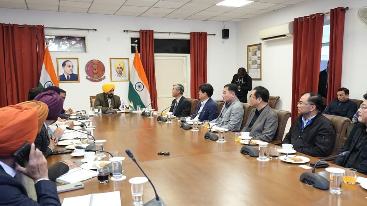 CM Bhagwant Singh Mann discussed agriculture with the South Korean delegation