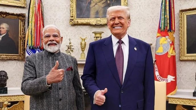 Donald Trump and Narendra Modi