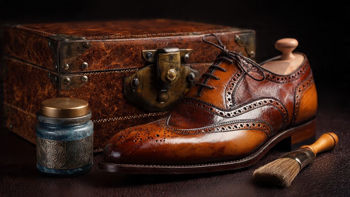 Shining Leather Shoe