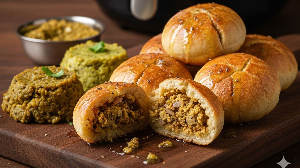 Village Style Litti in Air Fryer 