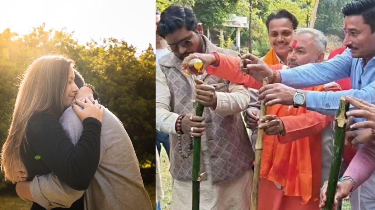 लट्ठों पर चमेली और सरसों का तेल