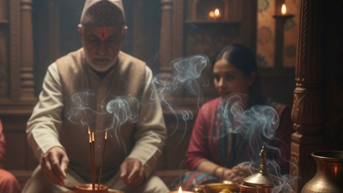 शिवरात्रि की पूजा (AI Generated Image)