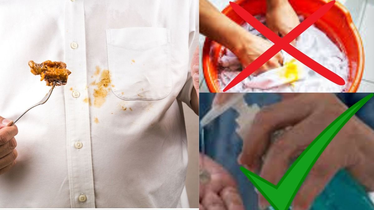 सफेद कपड़ों के दाग