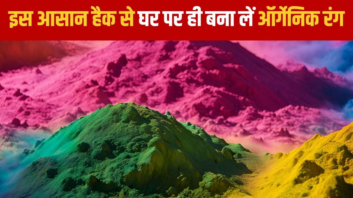 इस आसान हैक से घर पर ही बना लें ऑर्गेनिक रंग