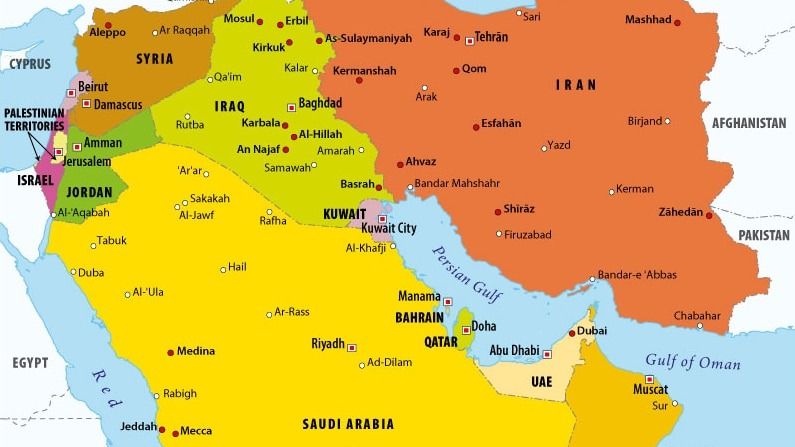 UAE, Gulf Nations, and Middle East: Differences and geography explained