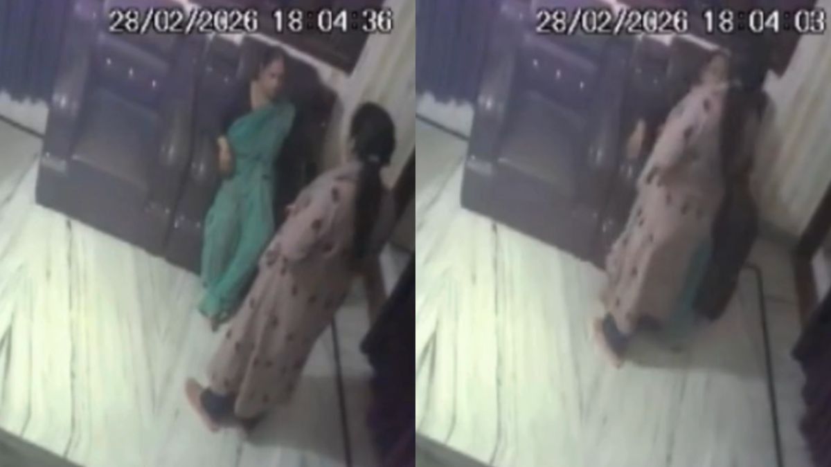 Daughter-in-law slaps her mother-in-law