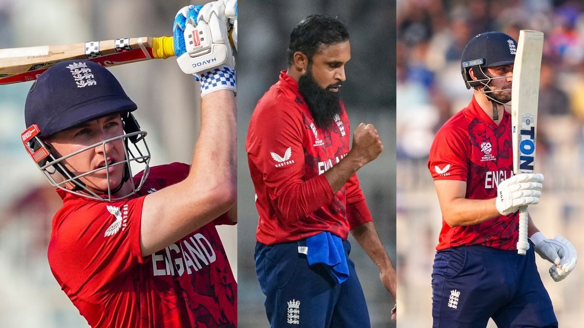 Harry Brook, Adil Rashid and Will Jacks (Photo/PTI)