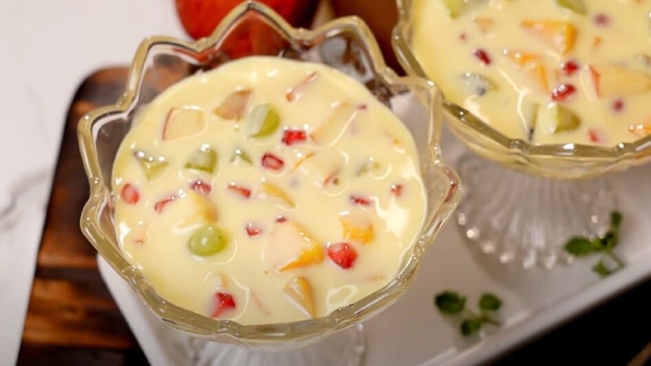 fruit custard