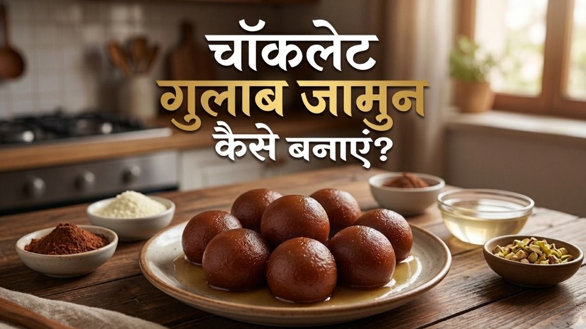 Chocolate Gulab Jamun Recipe