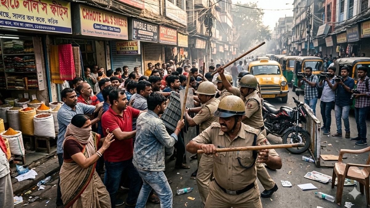 जूते खरीदने के लिए टूट पड़े लोग(AI Genrated Image)