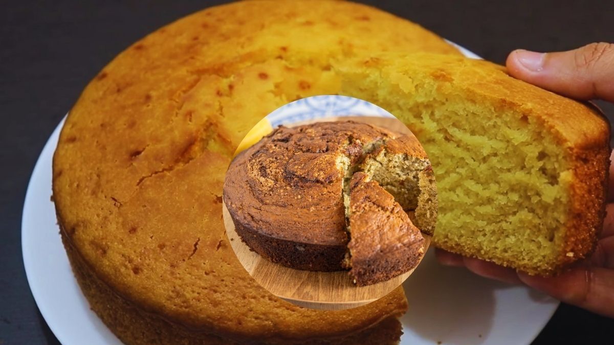 Eggless Simple Cake Recipe