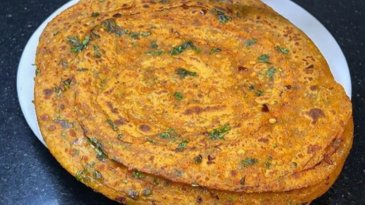Leftover Dal Paratha