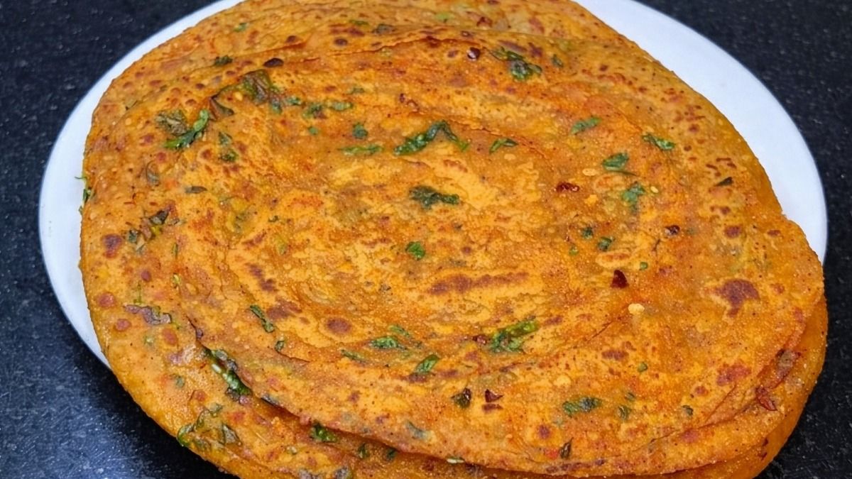Leftover Dal Paratha