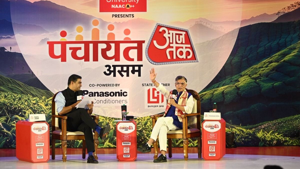  Pawan Khera in Panhayat Aajtak Assam