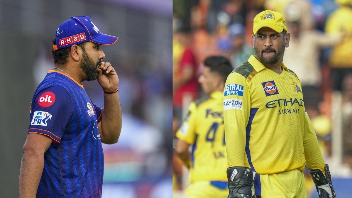 Rohit Sharma and MS Dhoni (Photo/PTI)