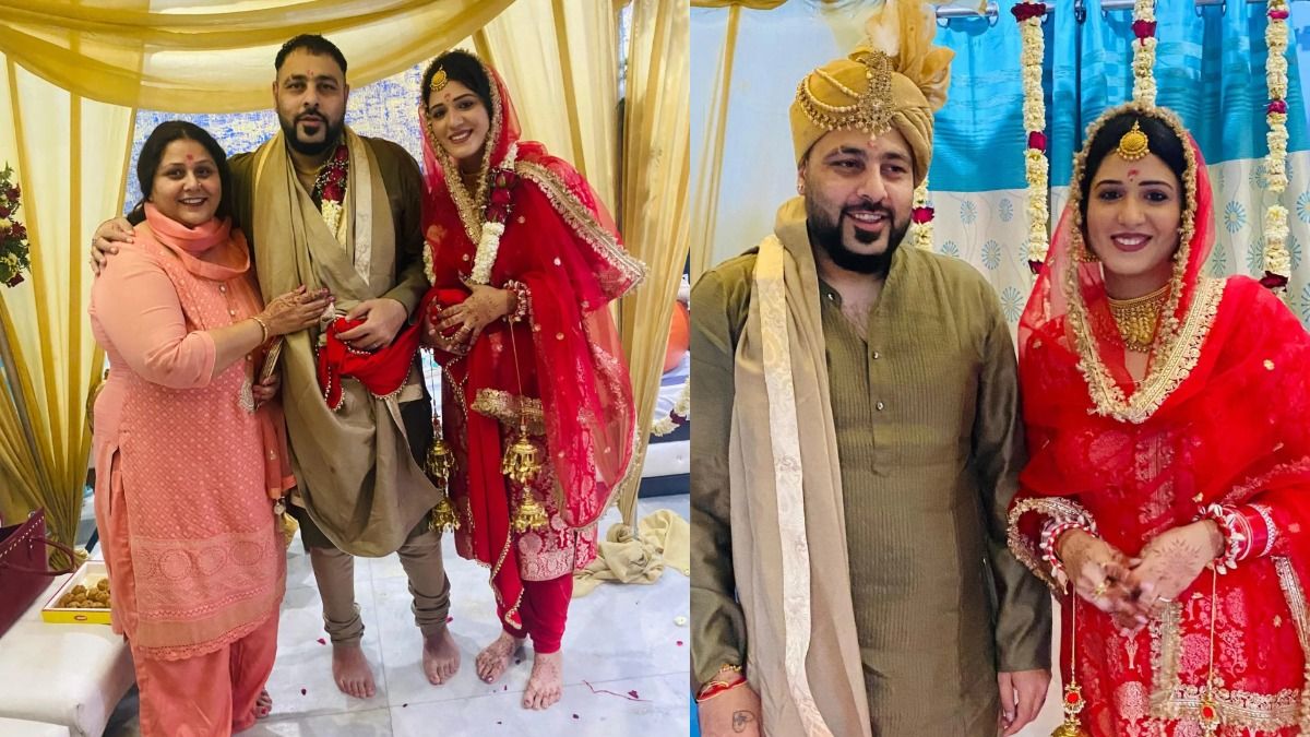 बादशाह और ईशा की शादी की तस्वीर