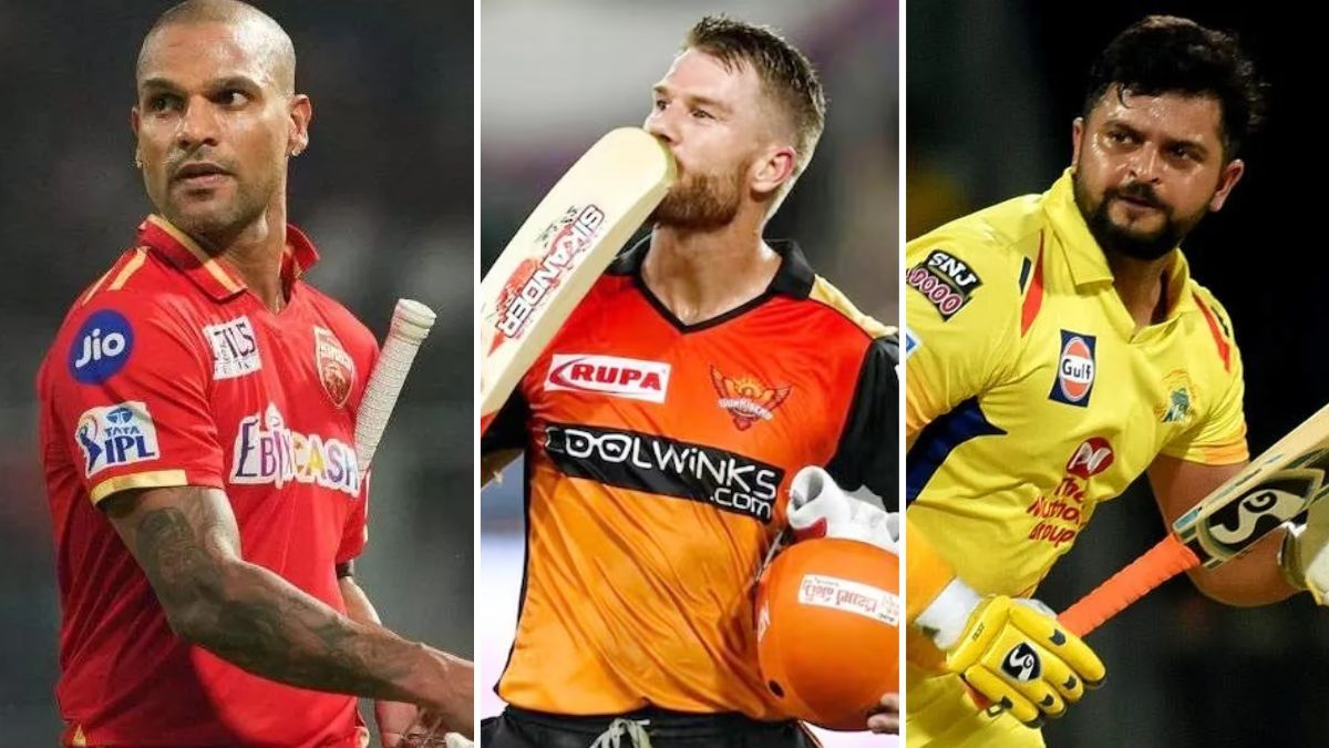 Shikhar Dhawan,  David Warner and Suresh Raina (File Photo)