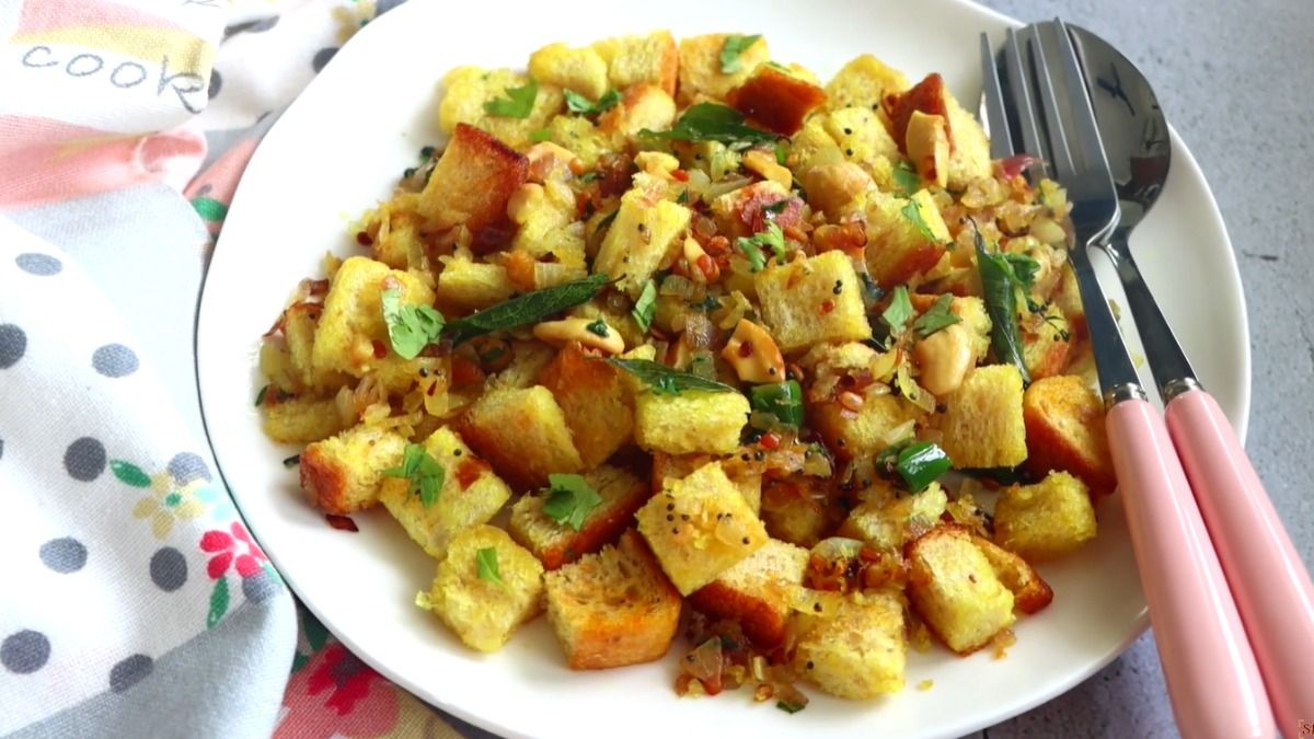Bread Upma Recipe