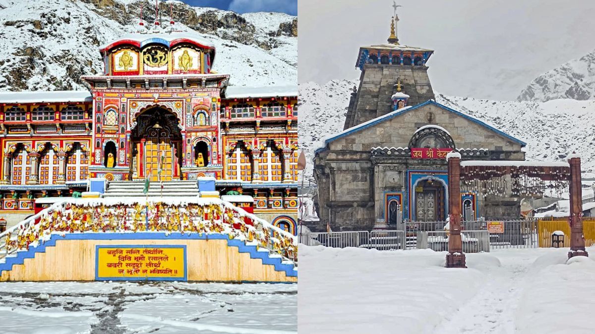 Badarinath Dham and Kedarnath Temple (PTI Photo)