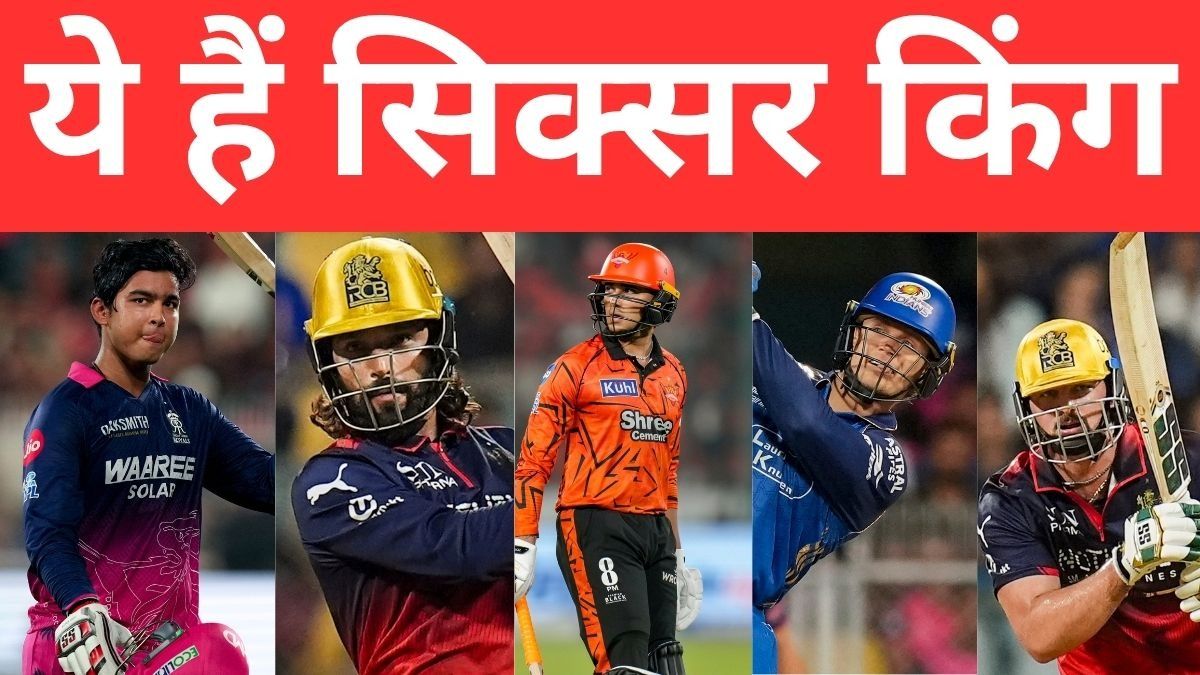  Top 5 Batsmen with Most Sixes in IPL 2026
