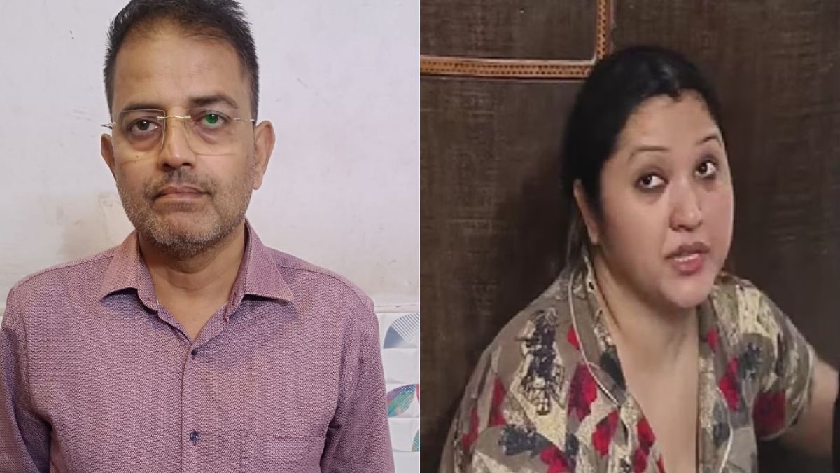 Accused Ranjan Mishra and his Wife