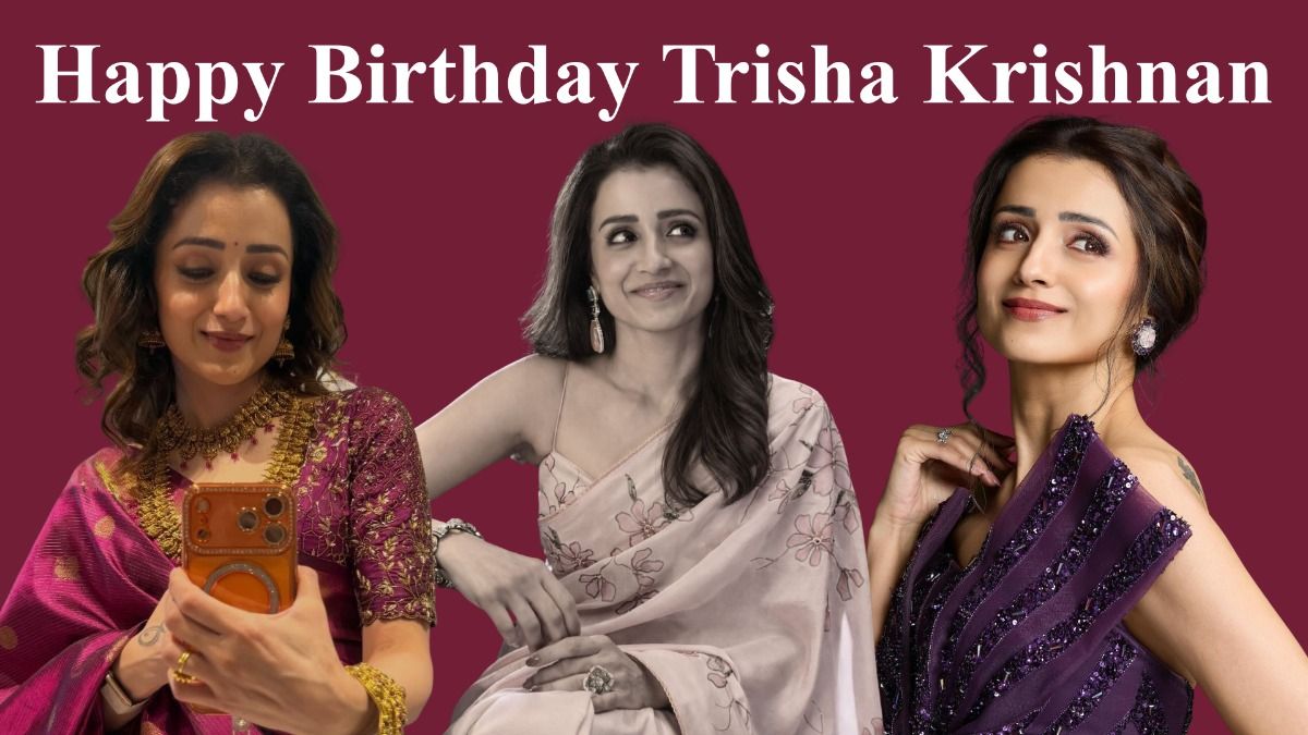 Happy Birthday Trisha Krishnan (Pic credit- Instagram)