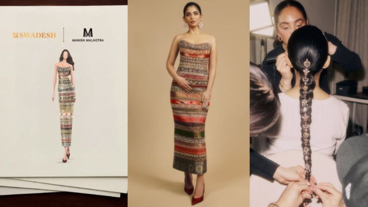 Isha Ambani Custom Bandage Dress (Image: swadesh_online)