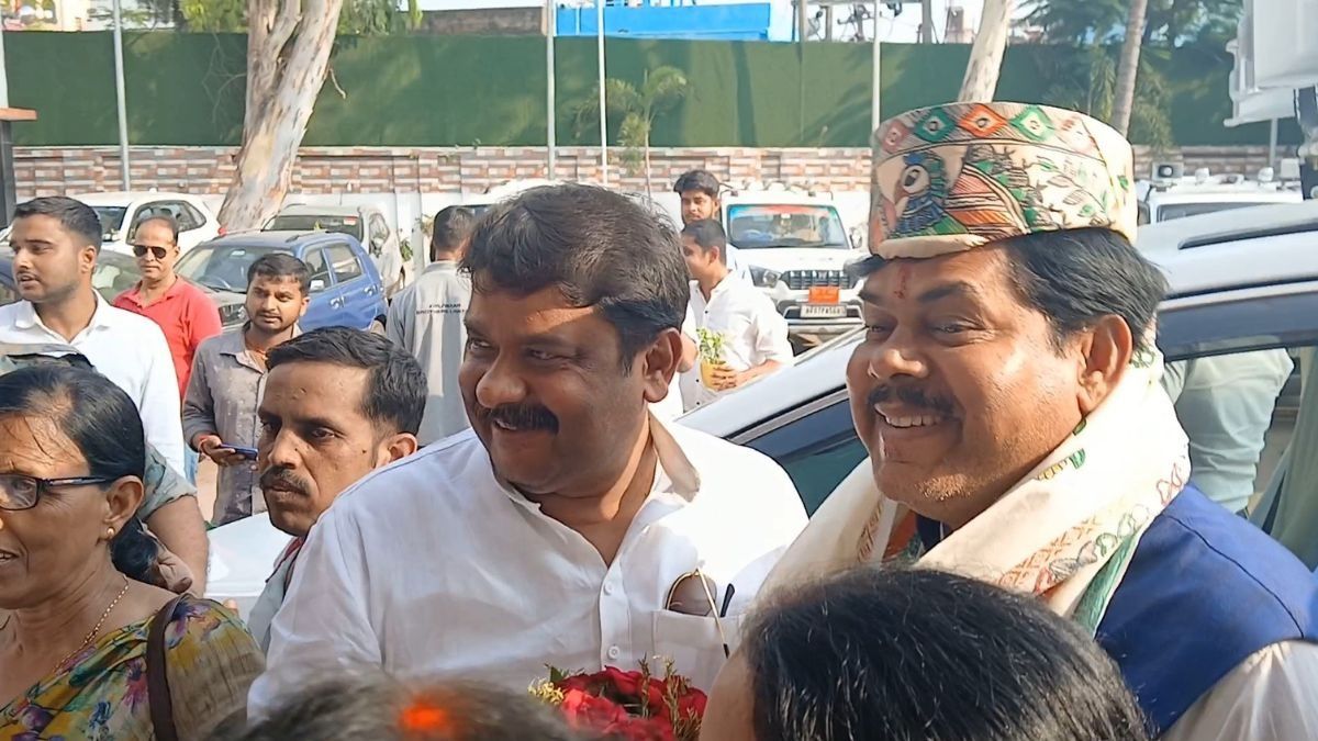 Education Minister Mithilesh Tiwari and Others.