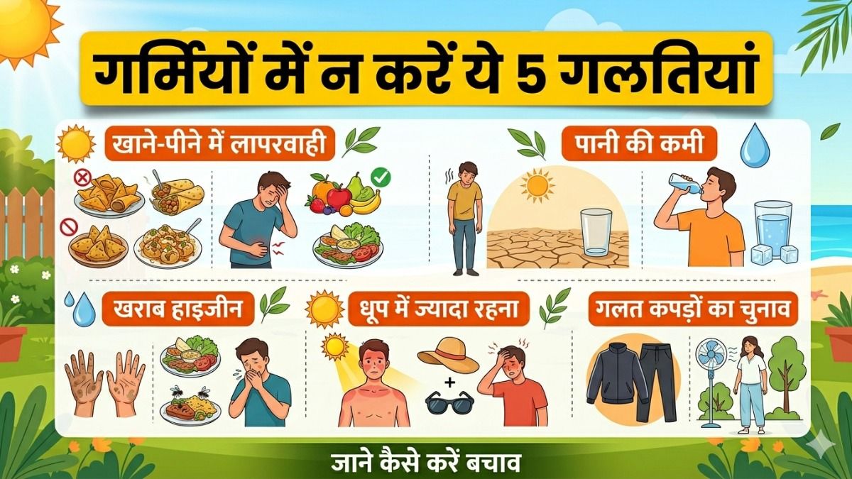 Summer Health Mistakes: AI generated Image